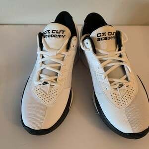 Nike‎ Air Zoom G.T. Cut Academy Basketball Shoes White Black FB2599-100